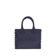 PINKO Blue Logo Tote Bag