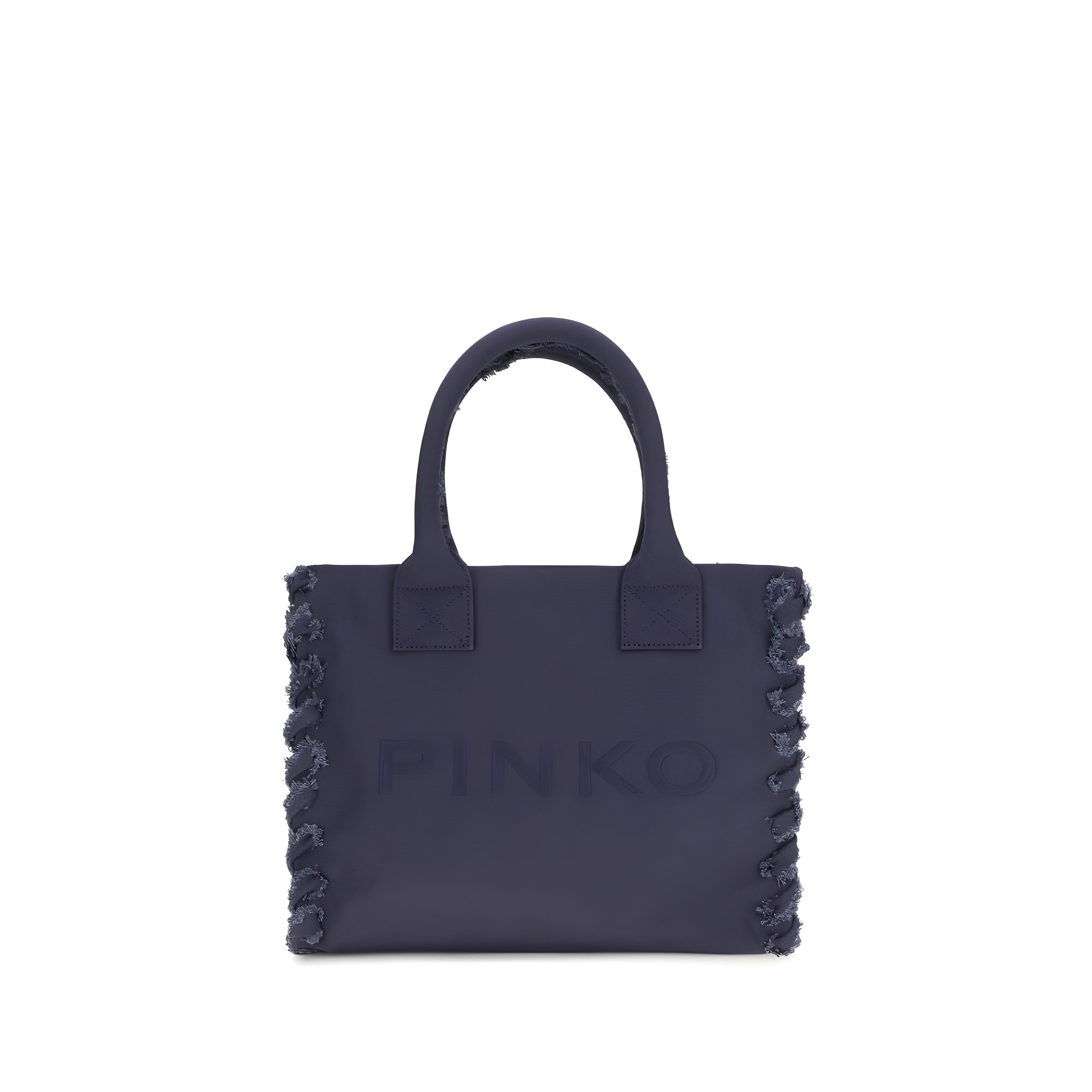 PINKO Blue Logo Tote Bag