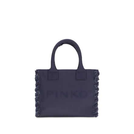 PINKO Blue Logo Tote Bag