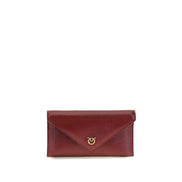 PINKO Bordeaux Love Birds Clutch Bag