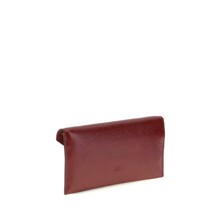 PINKO Bordeaux Love Birds Clutch Bag