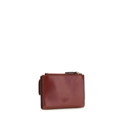 PINKO Bordeaux Logo Snap Wallet