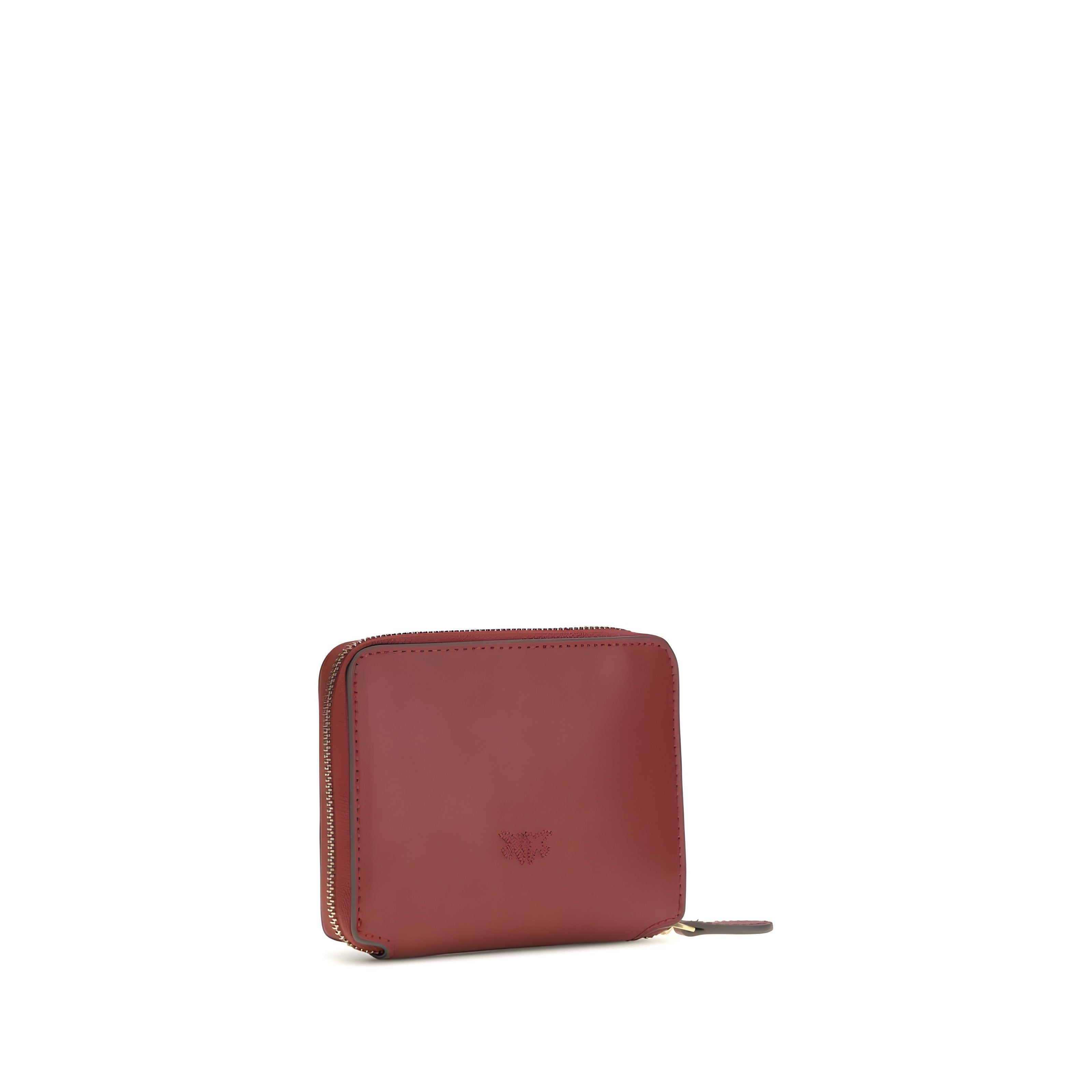 PINKO Bordeaux Zip-Around Wallet