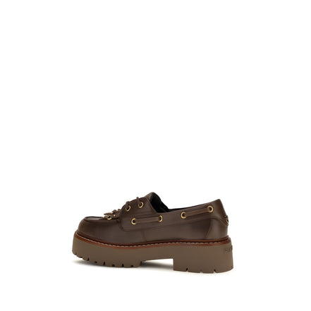 PINKO Loafers Platform Maro din Piele