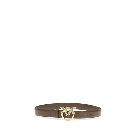 PINKO Brown Love Berry Belt