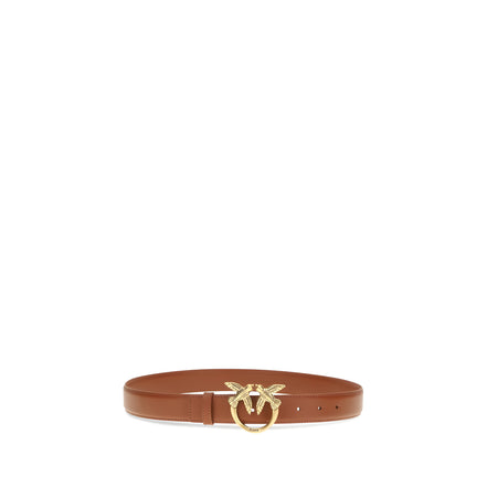 PINKO Brown Love Berry Belt 3cm