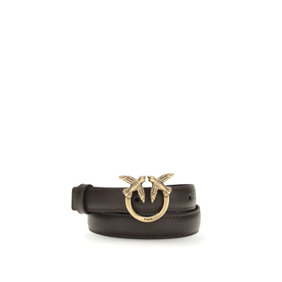 PINKO Brown Love Berry Belt 2cm