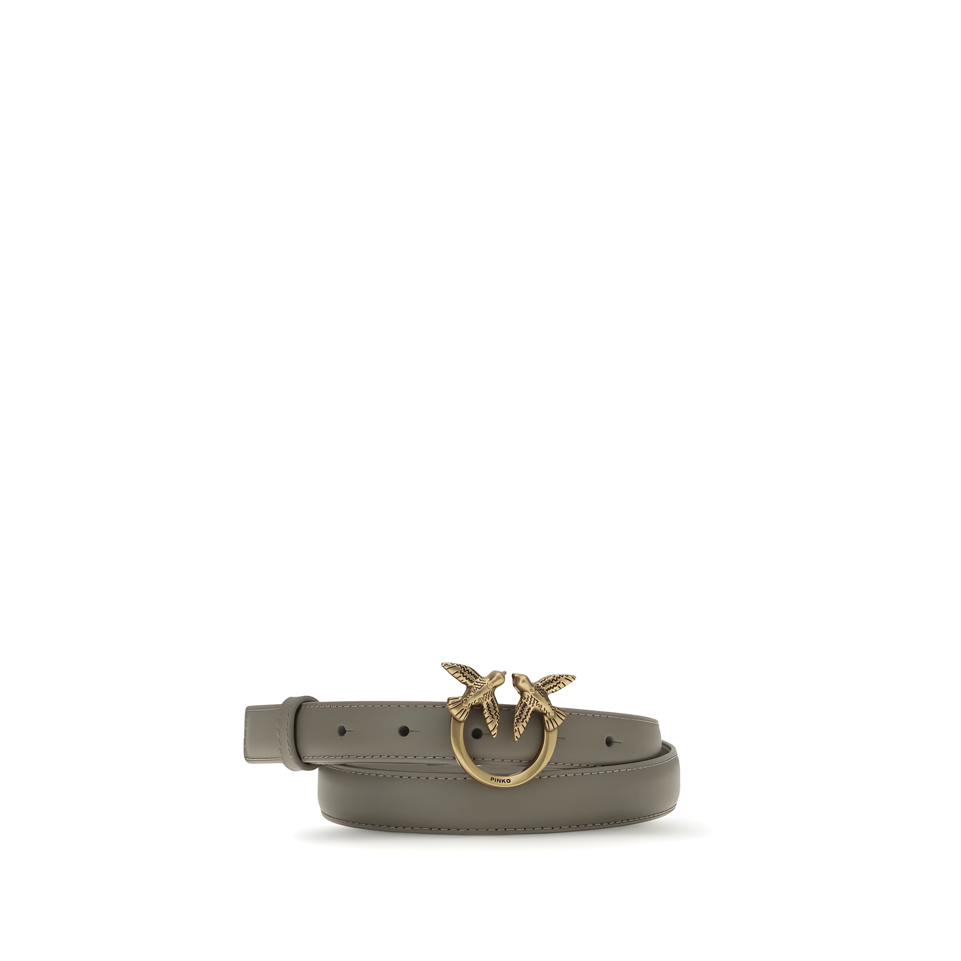 PINKO Brown Love Berry Belt