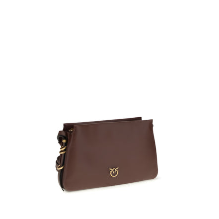Geantă Mini de Umăr PINKO Brown One Two Three