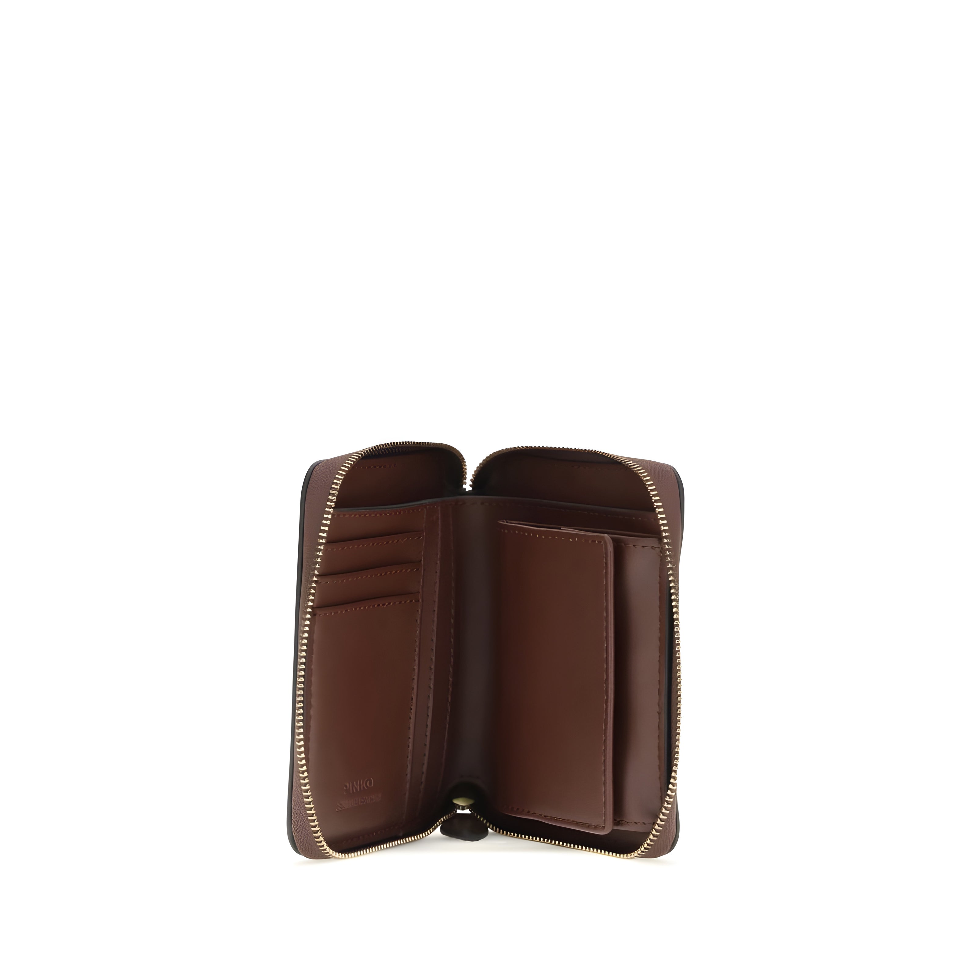 PINKO Brown Zip-Around Wallet