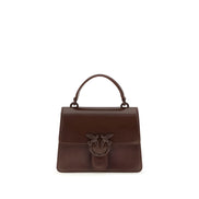 PINKO Brown Love One Top Mini Handbag