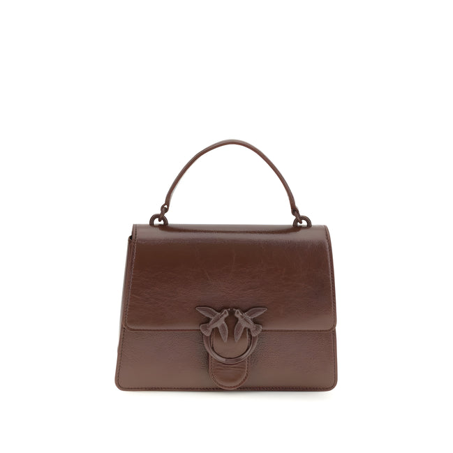 PINKO Brown Love One Handbag