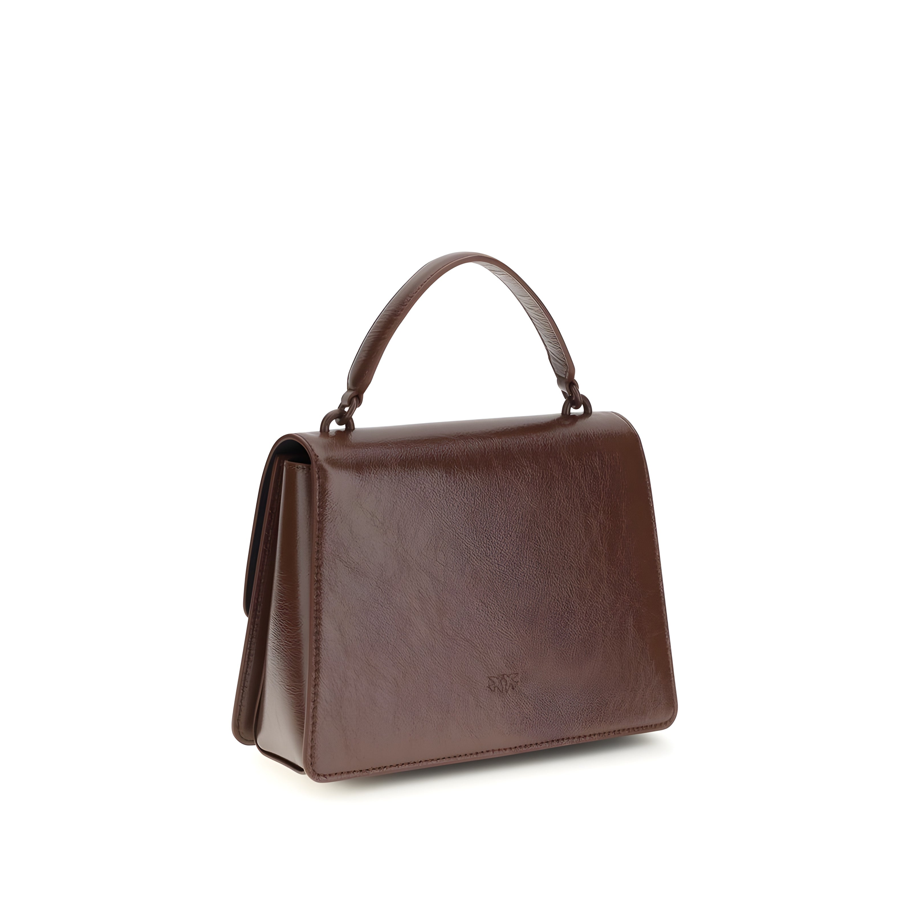 PINKO Brown Love One Handbag