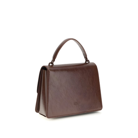 PINKO Brown Love One Handbag