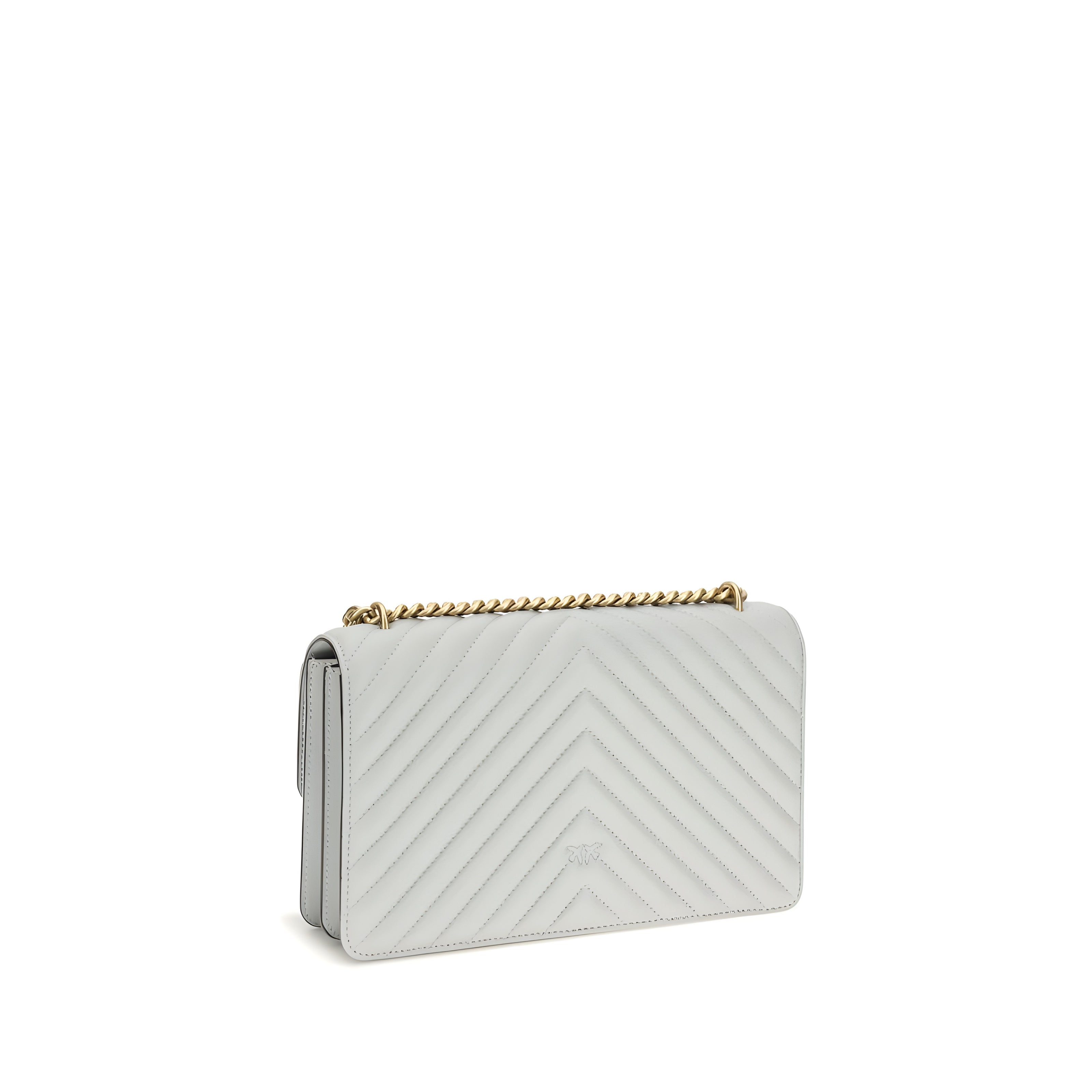 Geantă de umăr PINKO Gray Love One Classic
