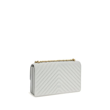 Geantă de umăr PINKO Gray Love One Classic