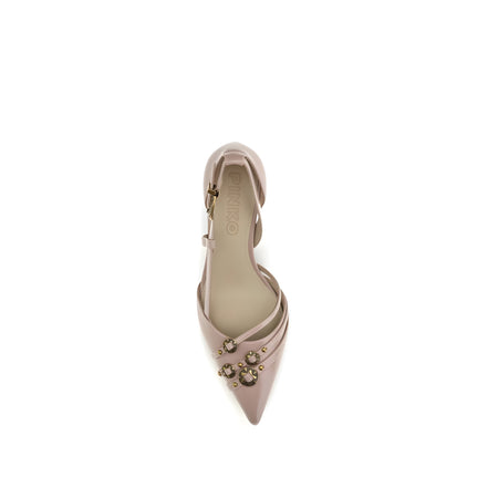 Pantofi PINKO multicolori din piele de vițel cu toc mediu