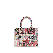 PINKO Multicolor Cotton Shoulder Bag