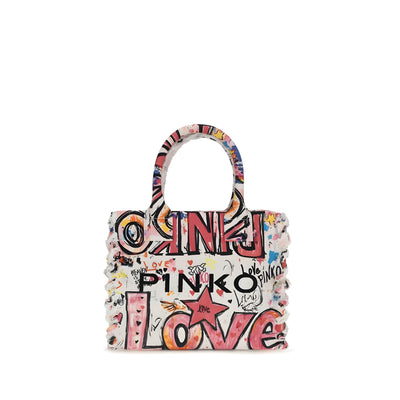 PINKO Multicolor Cotton Shoulder Bag