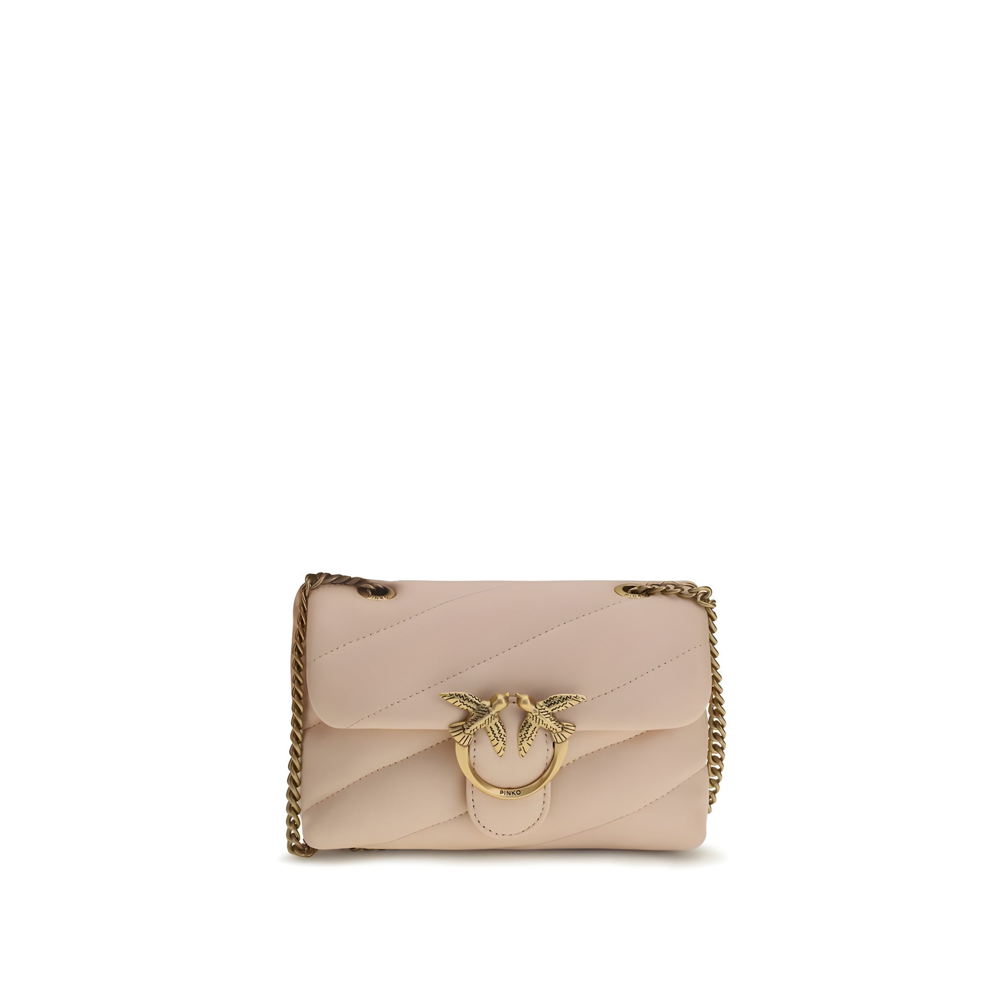 Geantă crossbody PINKO multicoloră din piele Love Baby