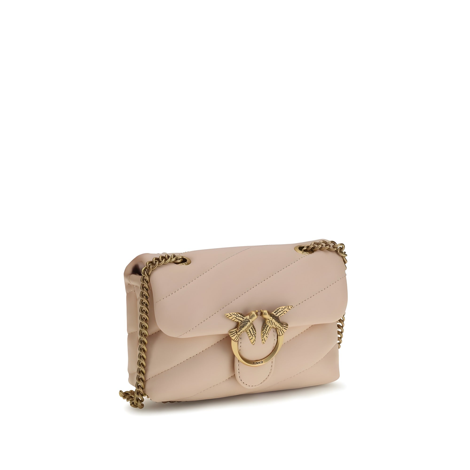 Geantă crossbody PINKO multicoloră din piele Love Baby
