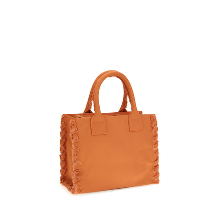 PINKO Orange Logo Tote Bag