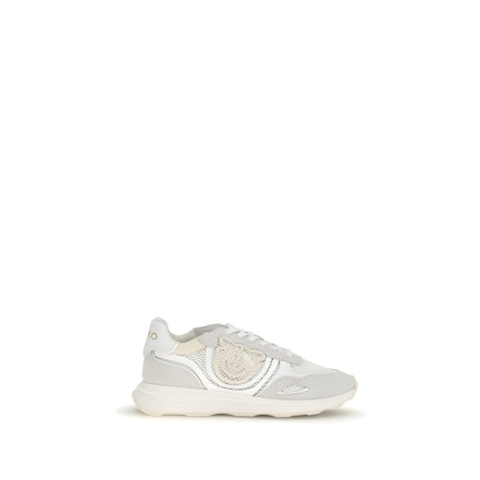 PINKO White Zoe Athletic Sneakers