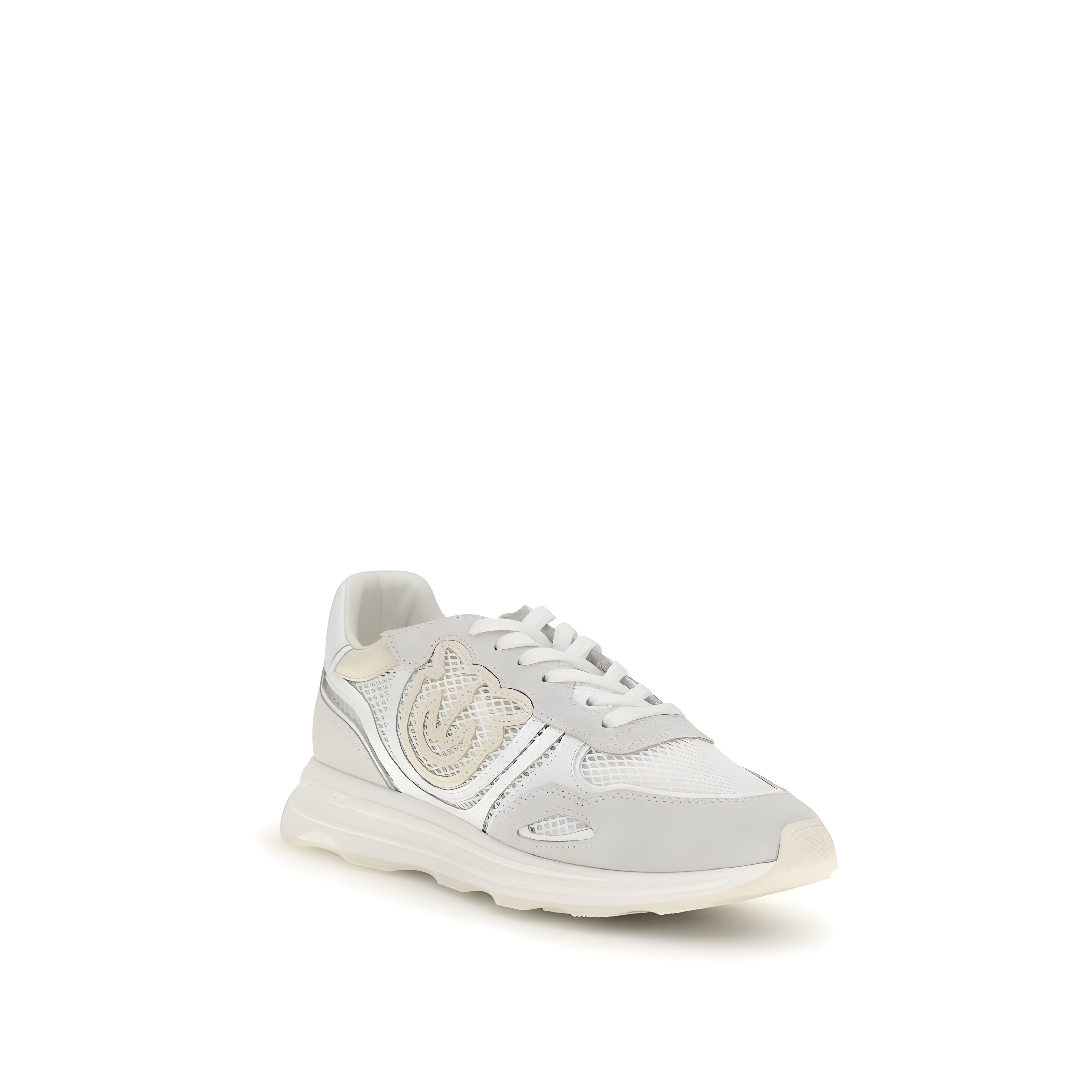 PINKO White Zoe Athletic Sneakers