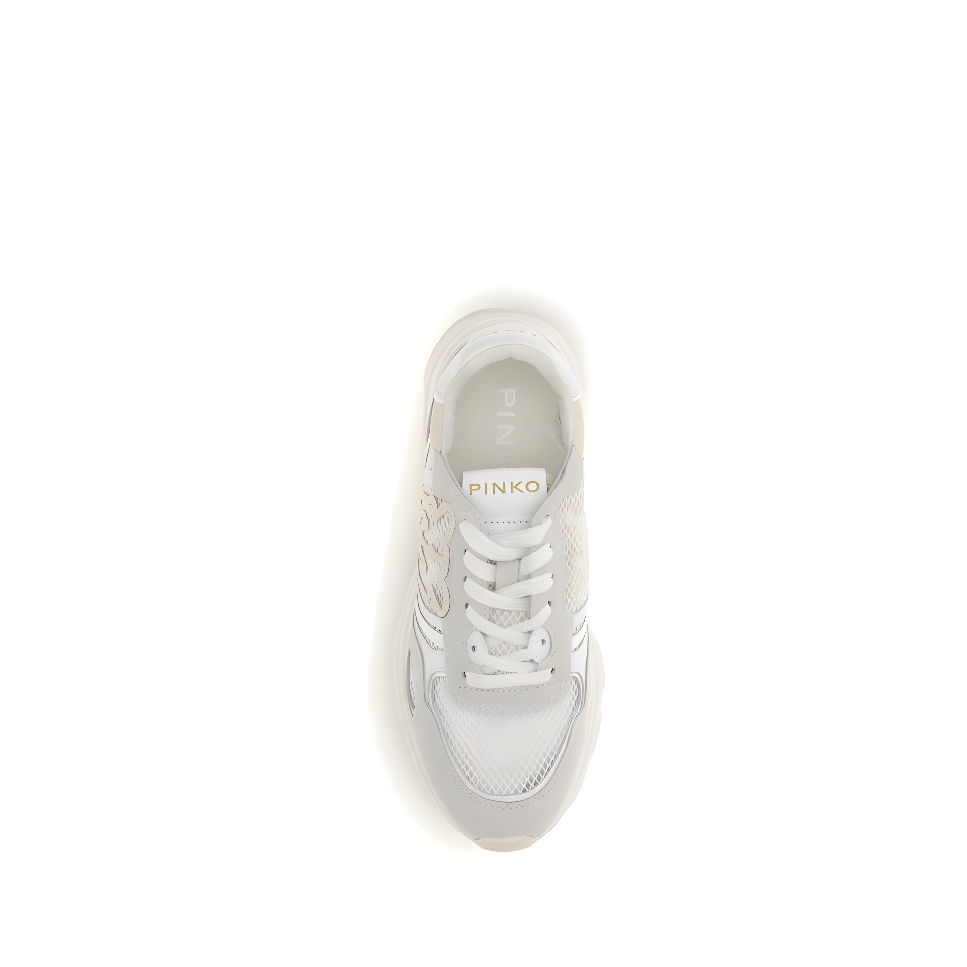 PINKO White Zoe Athletic Sneakers