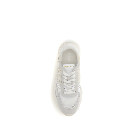 PINKO White Zoe Athletic Sneakers