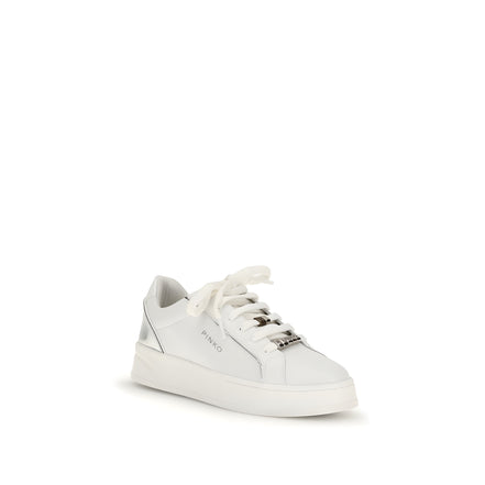 PINKO White Iris Low Top Sneakers