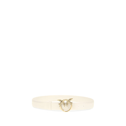 PINKO White Love Berry Belt