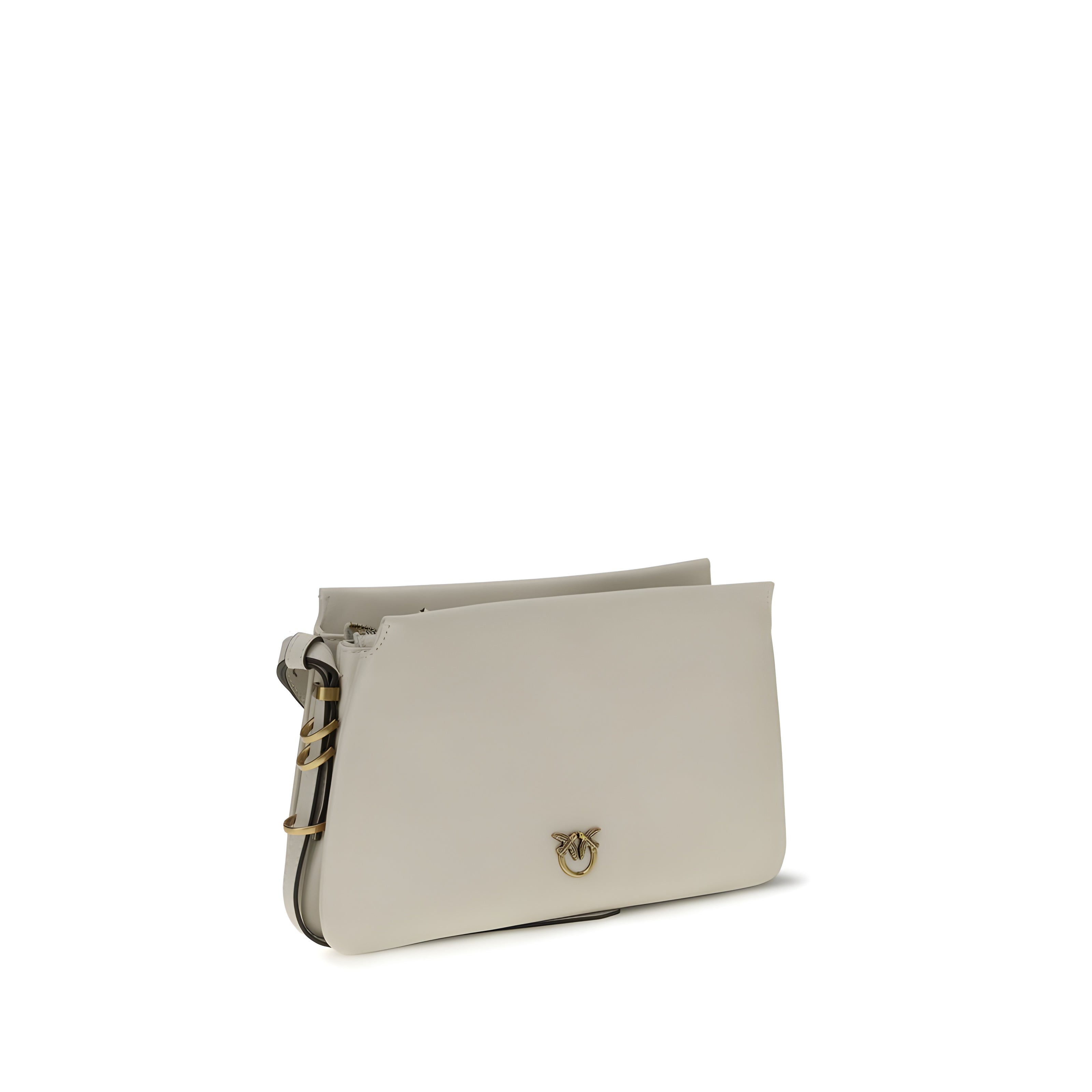 Geantă de umăr mini PINKO White One Two Three