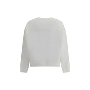 PINKO White Embroidered Logo Sweatshirt