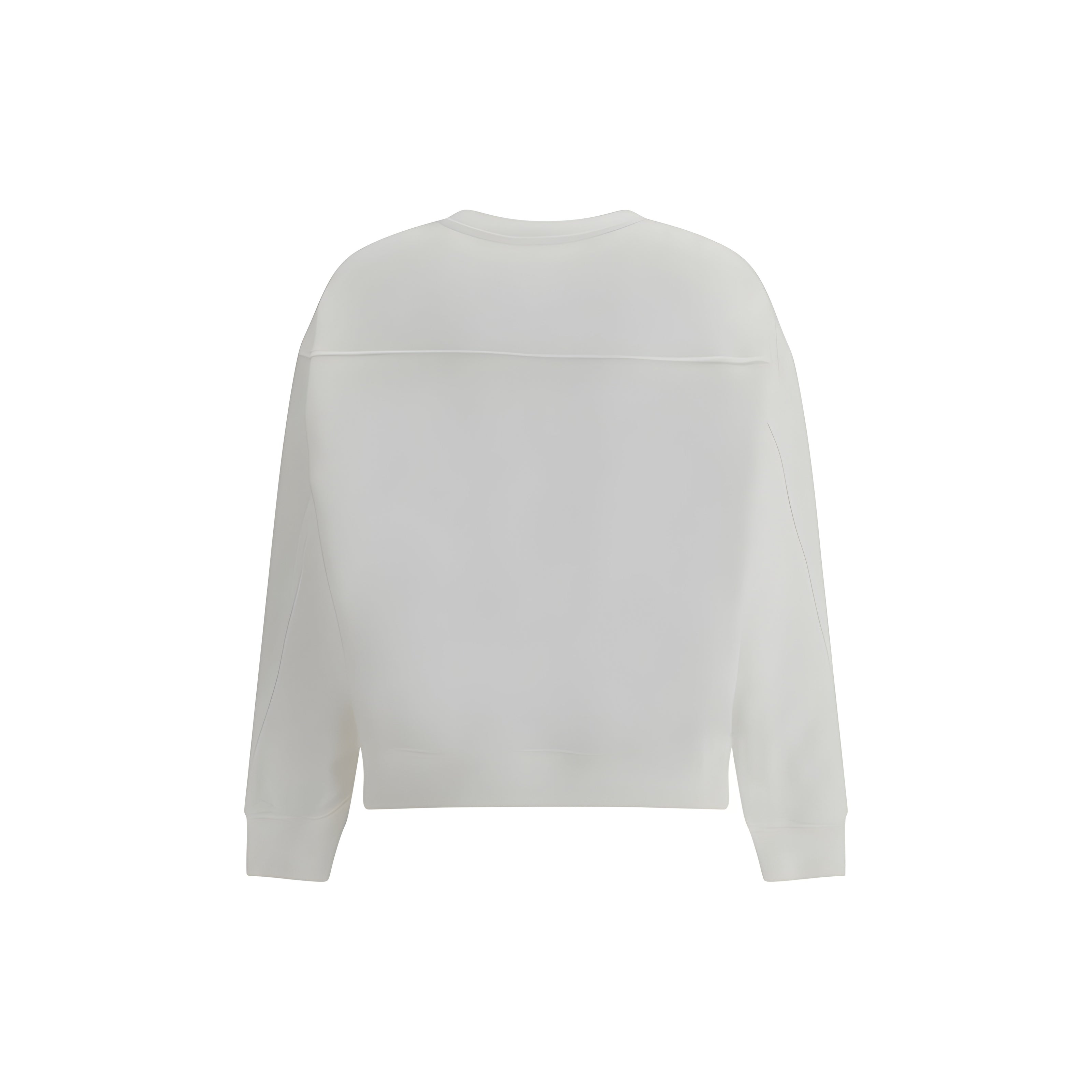 PINKO White Embroidered Logo Sweatshirt