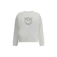 Hanorac PINKO alb cu broderie logo