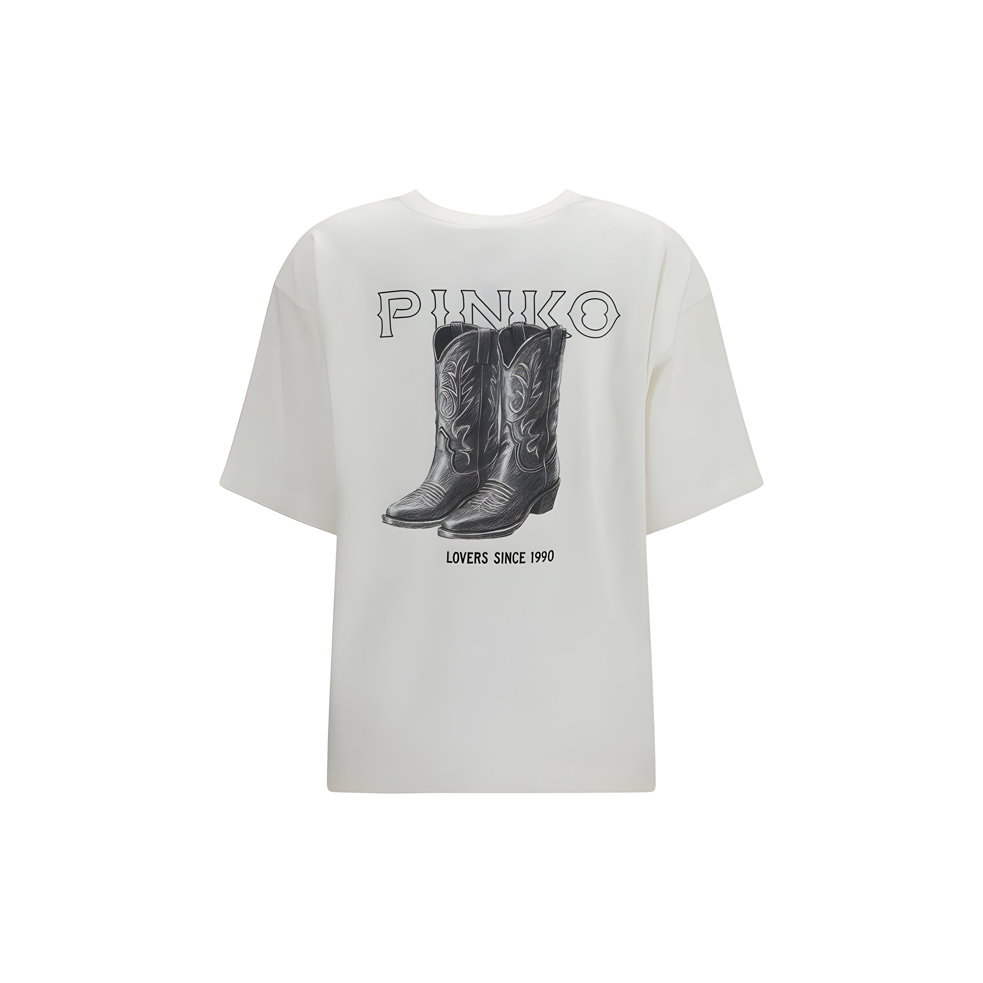 PINKO White Carmagnola T-Shirt