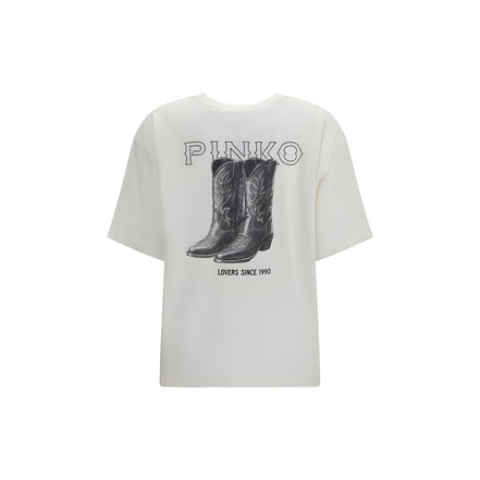 PINKO White Carmagnola T-Shirt