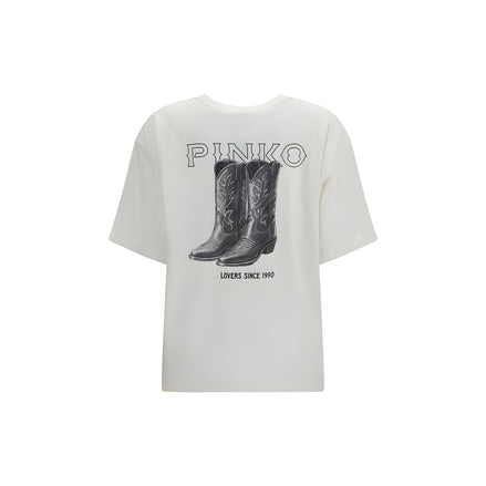 PINKO White Carmagnola T-Shirt