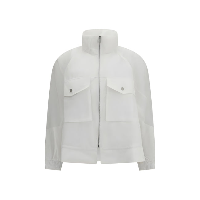 PINKO White Beth Shell Jacket