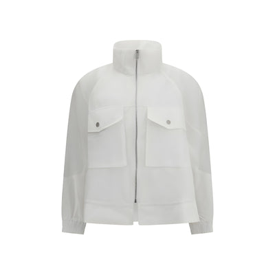PINKO White Beth Shell Jacket