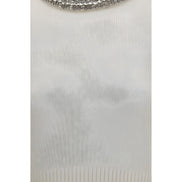PINKO White Wool Oves Aries Sweatshirt