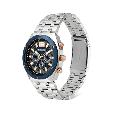 Police Gray Stainless Steel Dress Watch