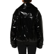 Dolce & Gabbana Black Quilted Puffer Coat Jacket