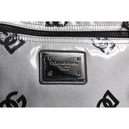 Rucsac Dolce & Gabbana Gri Negru cu Logo DG