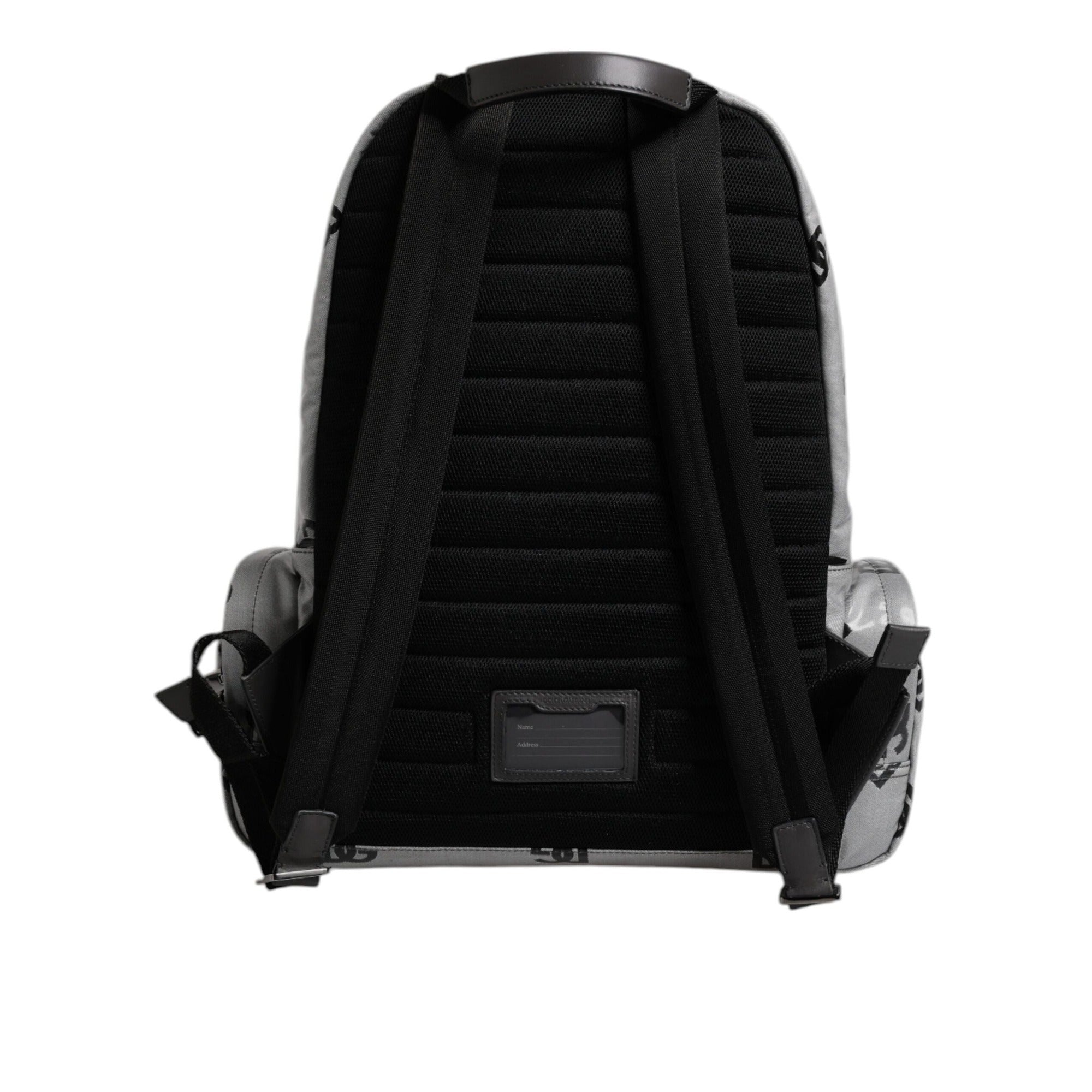Rucsac Dolce & Gabbana Gri Negru cu Logo DG