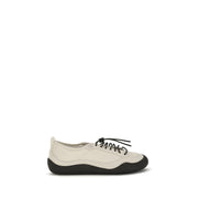 Tenisi sport din material textil bej Prada