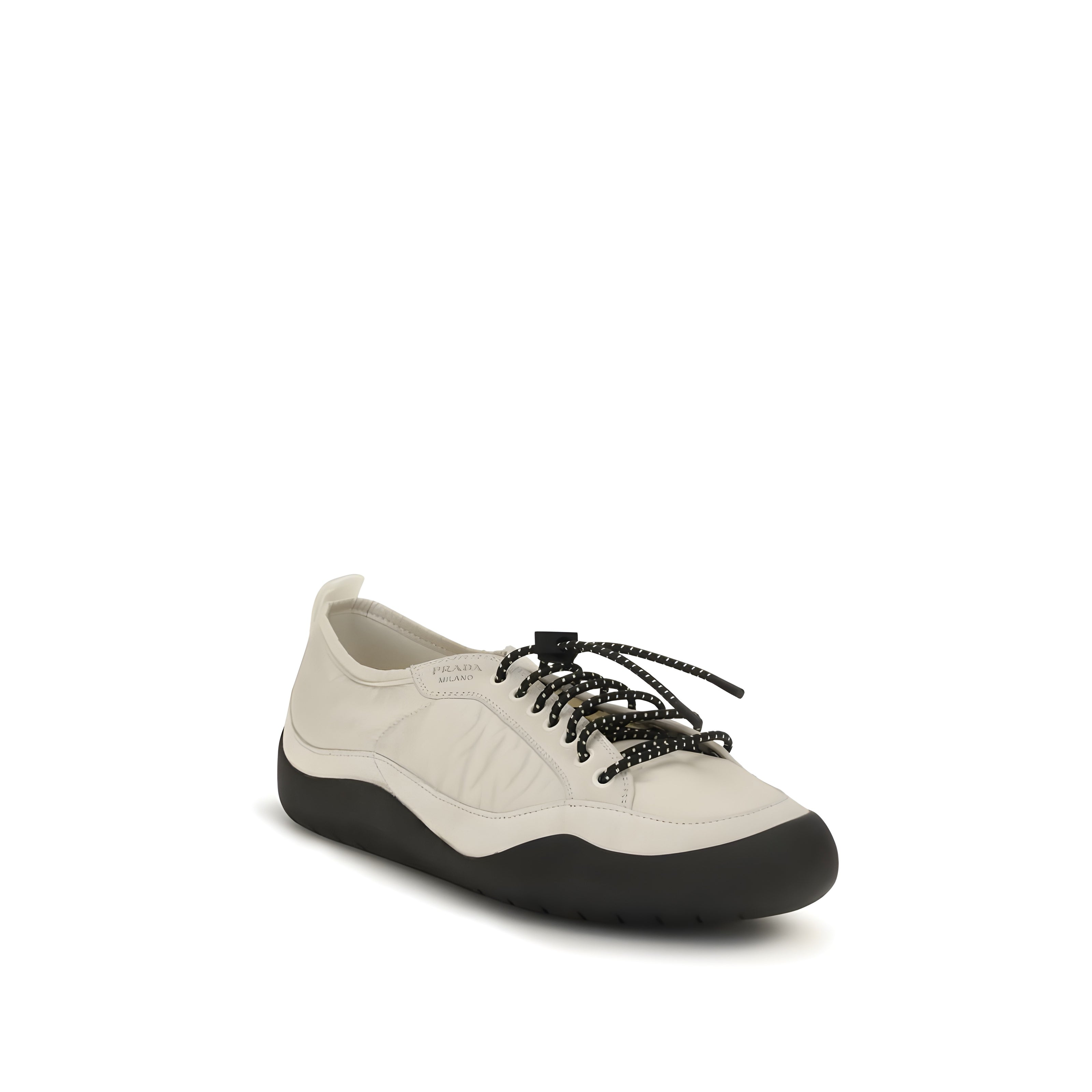 Tenisi sport din material textil bej Prada