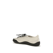Tenisi sport din material textil bej Prada