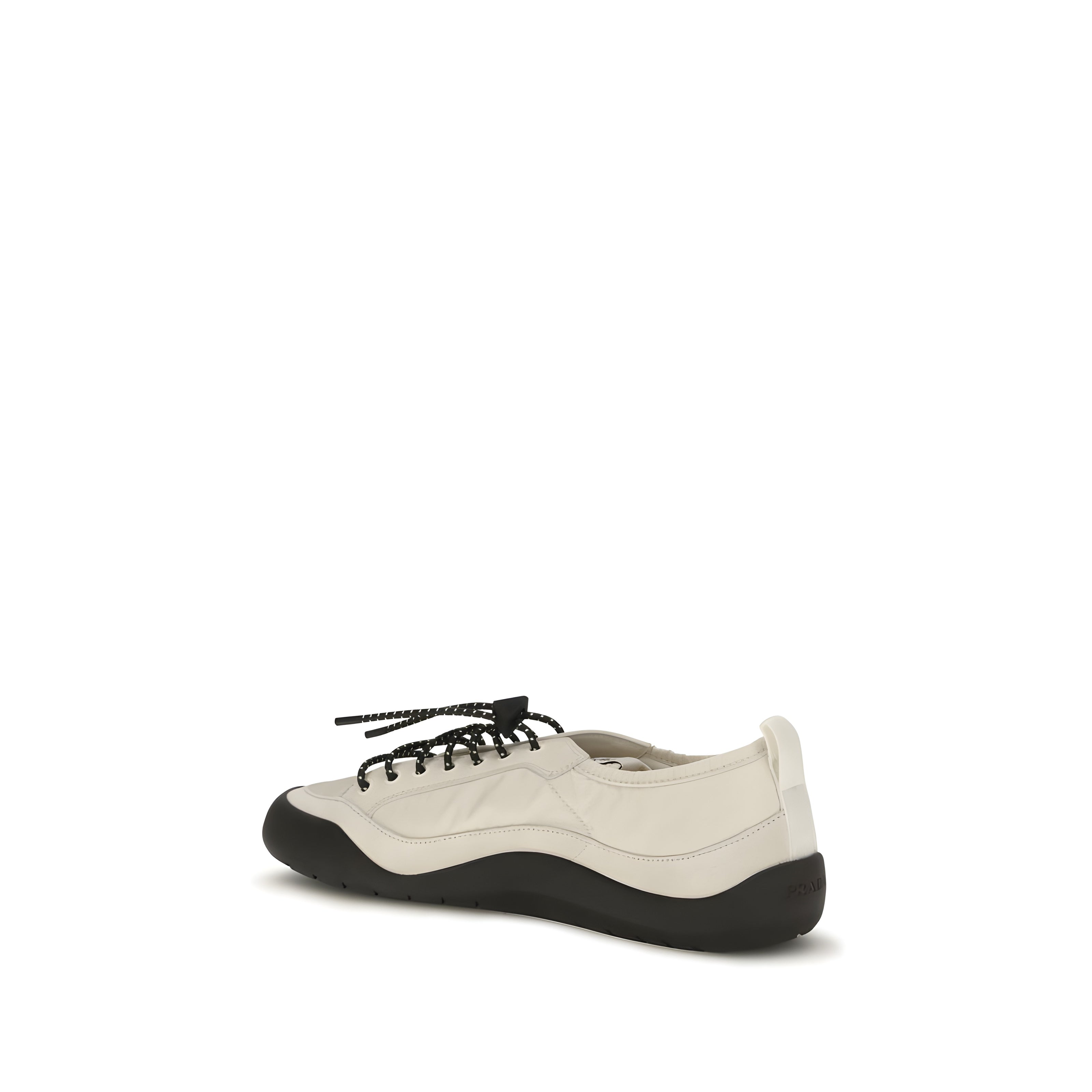 Tenisi sport din material textil bej Prada